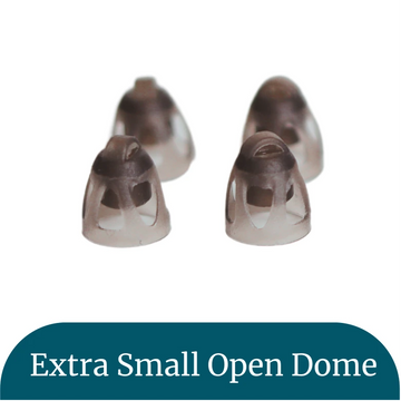 Image of 4 Extra Small Open domes for Eara Hearing Explore Li+ OTC Bluetooth. 